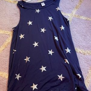 Girls tank top with stars